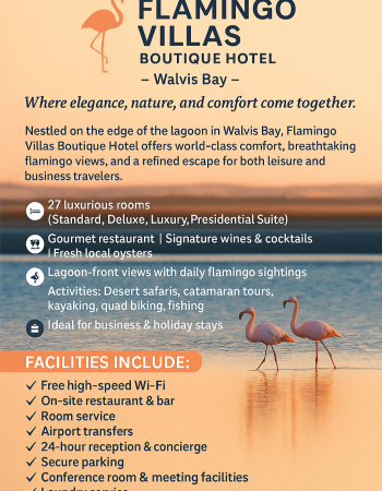 Flamingo Villas Boutique Hotel – Walvis Bay